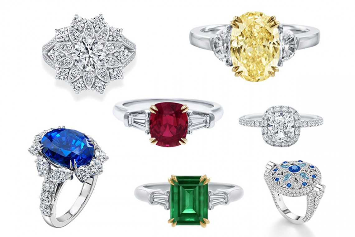 Harry Winston's engagement rings