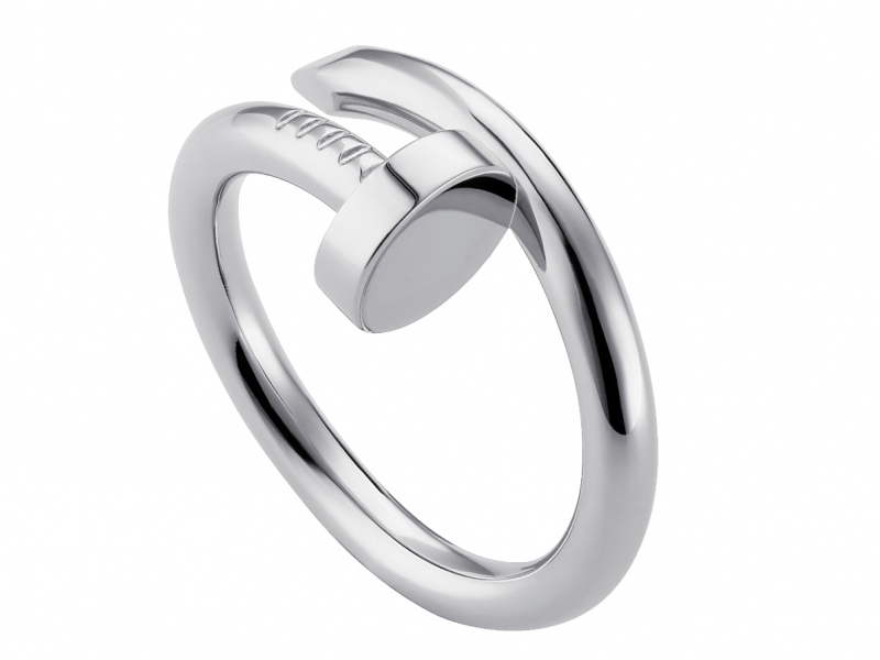 Cartier Juste un Clou ring mounted on white gold