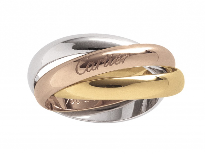 Cartier Trinity de Cartier ring on rose, yellow and white gold