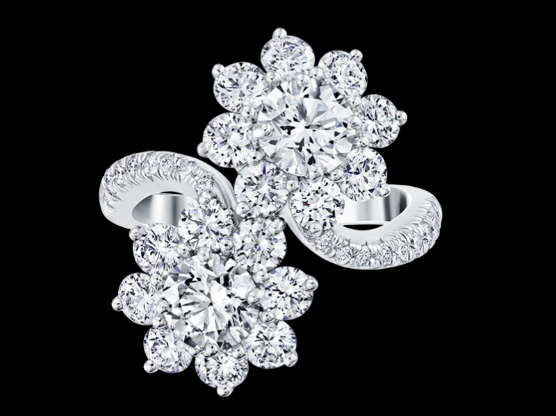 Sunflower by Harry Winston, Diamond Twin Ring