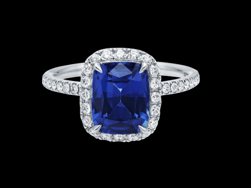 Harry winston clearance sapphire ring price