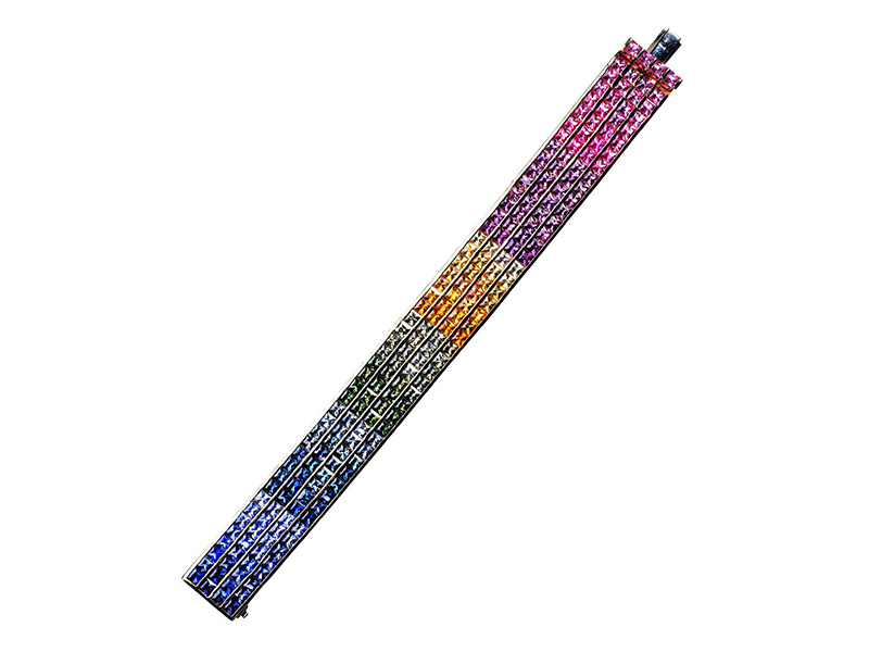 Ritz Fine Jewellery Brazilian multi-colored stone bracelet - £60'000