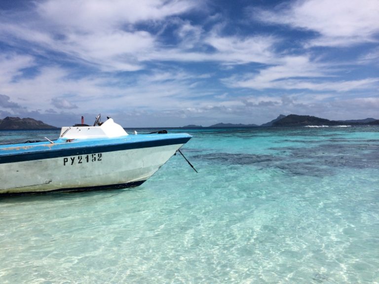 Boat in French Polynesia