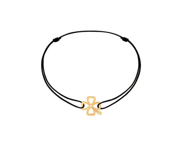 theeyeofjewelry_dinh van_Bubbles clover cord bracelet yellow gold theeyeofjewelry_dinh van_Bubbles clover cord bracelet yellow gold