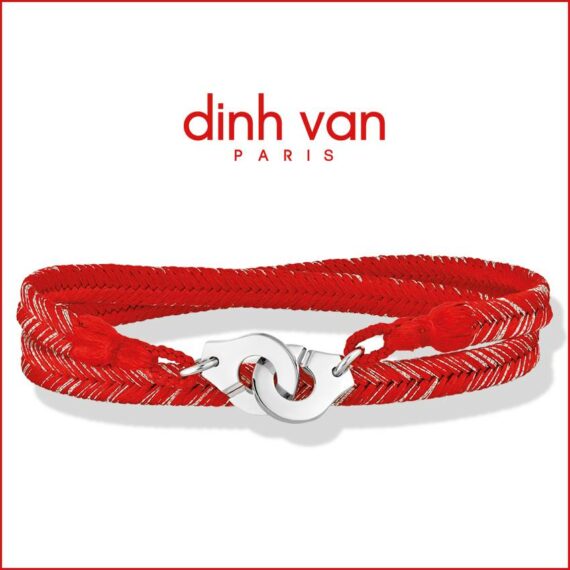 Dinh Van Pulse diamonds and gold bracelet