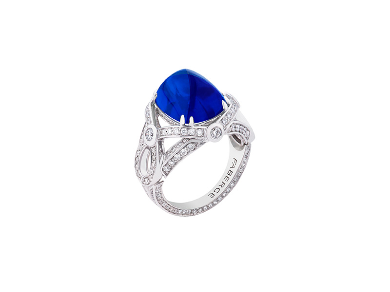 Faberge Devotion sapphire ring