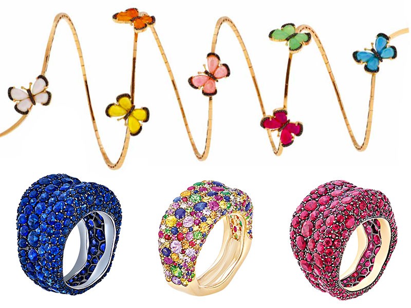 Christina Debs & Fabergé rings diamonds