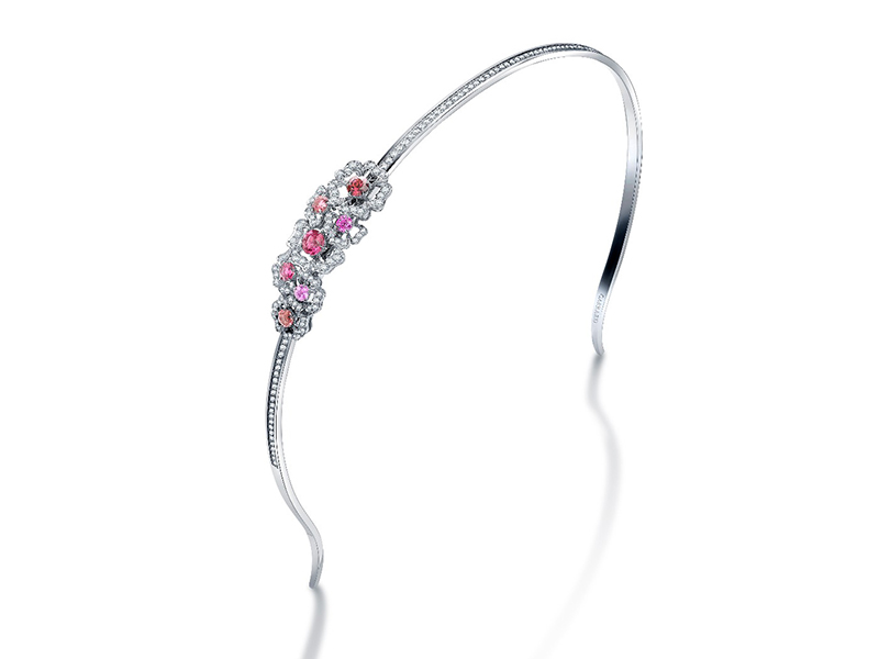 Garrard Headband mounted on white gold