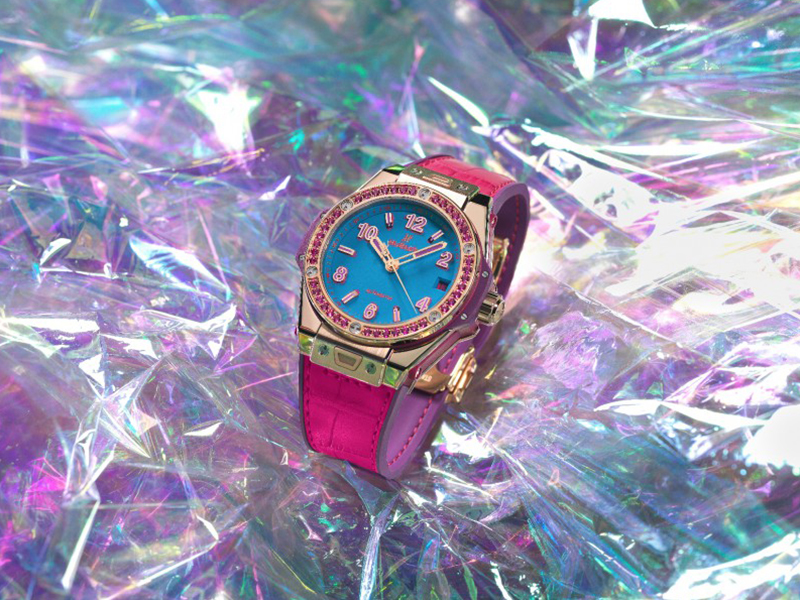 Hublot Big Bang One Click Pop Art King gold rose