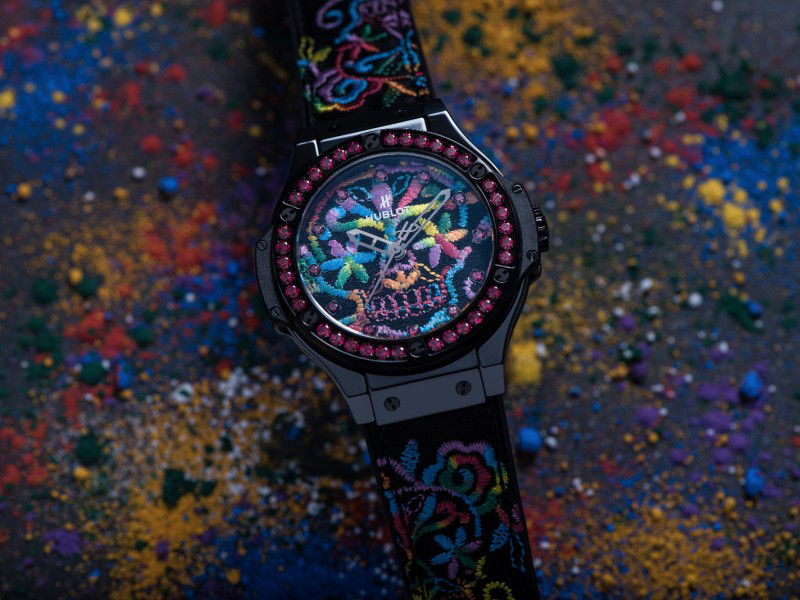 Hublot Big Bang Broderie Sugar Skull Ceramic