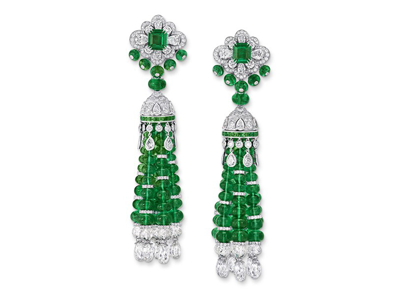 graff emerald earrings