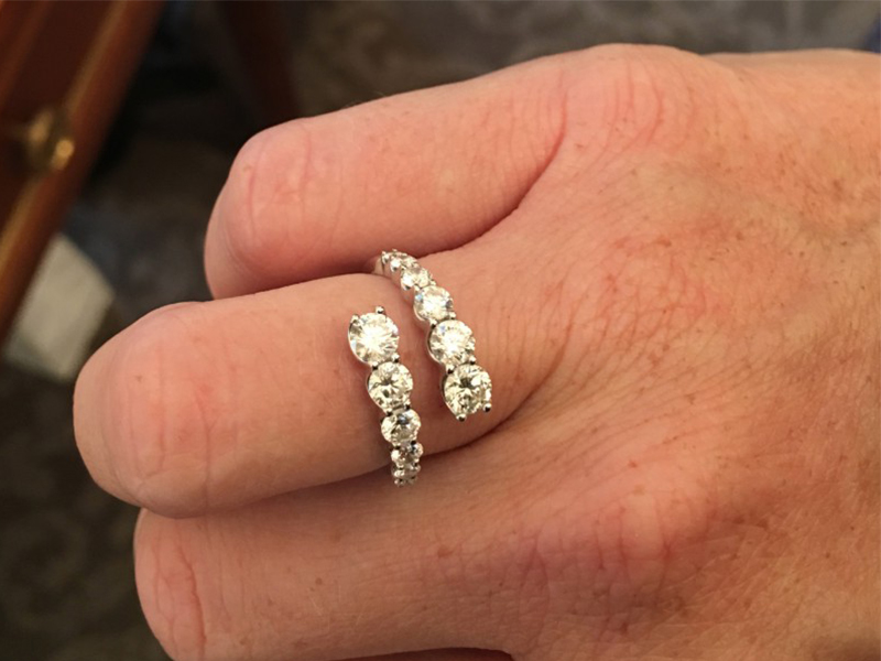 Anita Ko Twist diamond ring