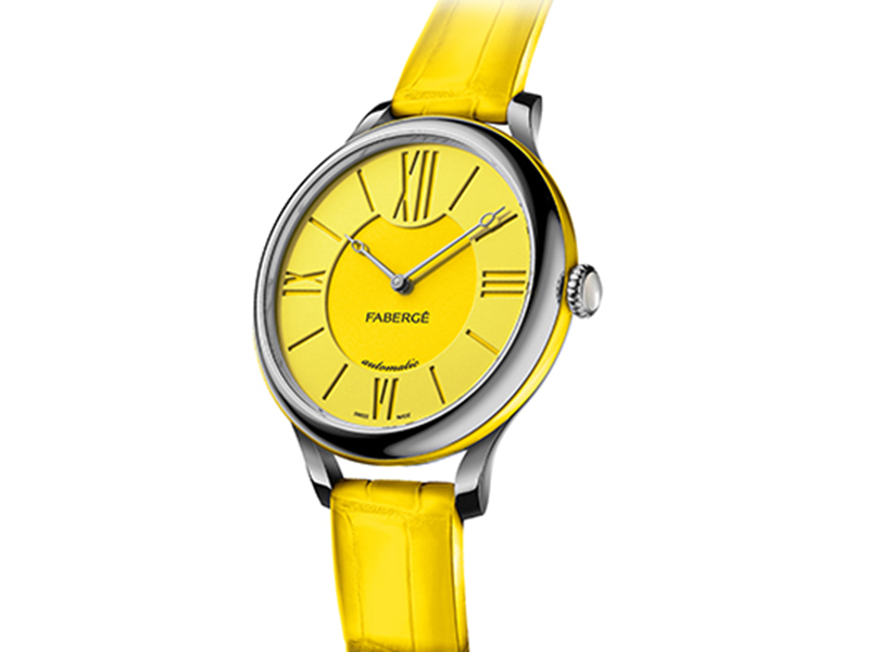 Lady Fabergé watch yellow