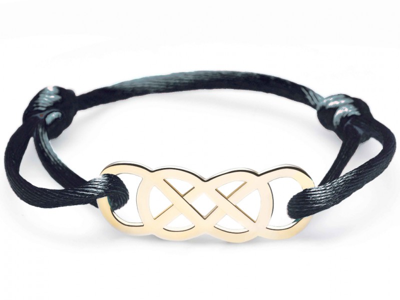 Infinity by Victoria Ibiza yellow gold - Black is available at the Pop Up, ~ CHF 280