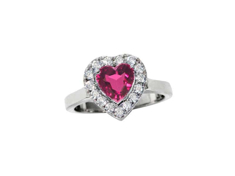 Vanessa Martinelli Rainbow Heart Ring