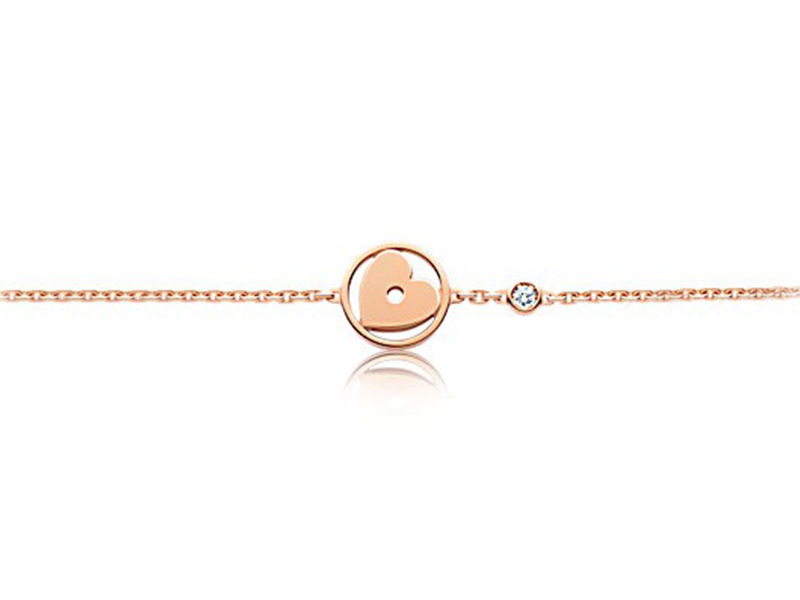 Louis Vuitton Idylle blossom heart bracelet mounted on rose gold with diamond, ~ USD$ 1'920