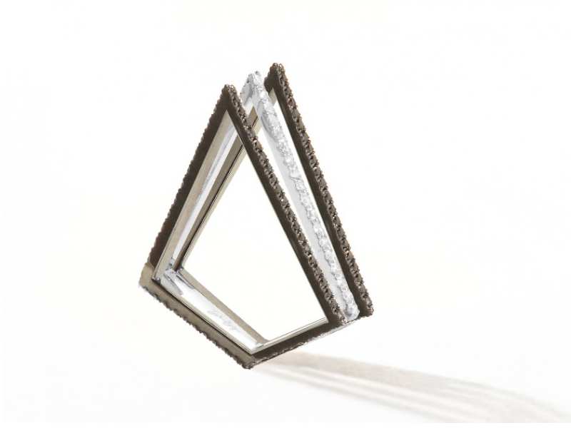  Plukka triangle rings diamonds