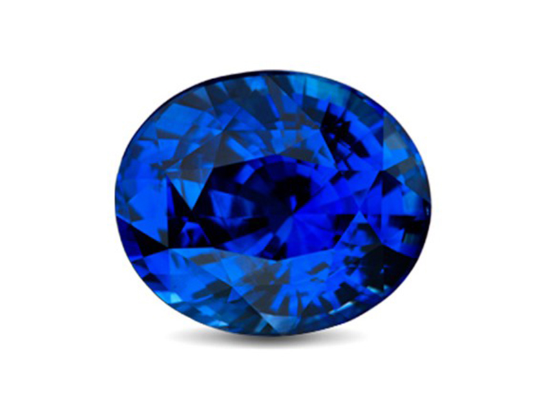 Sapphire stone blue