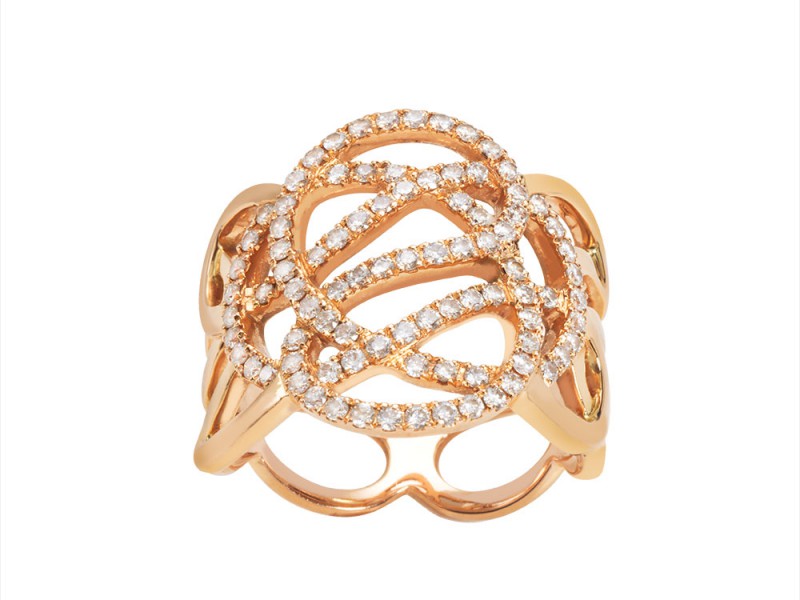 Sophie M Paris Infini collection Ring - set on white gold with diamonds - CHF 5'990