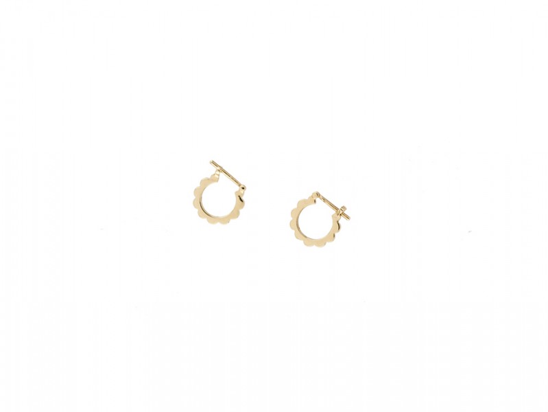 Aude Lechere These earrings from Gourmande collection mounted on yellow gold are available at the Pop Up - CHF 775