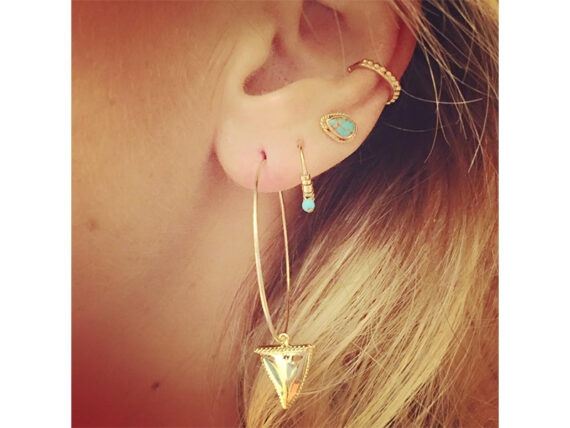 Luj gold earrings