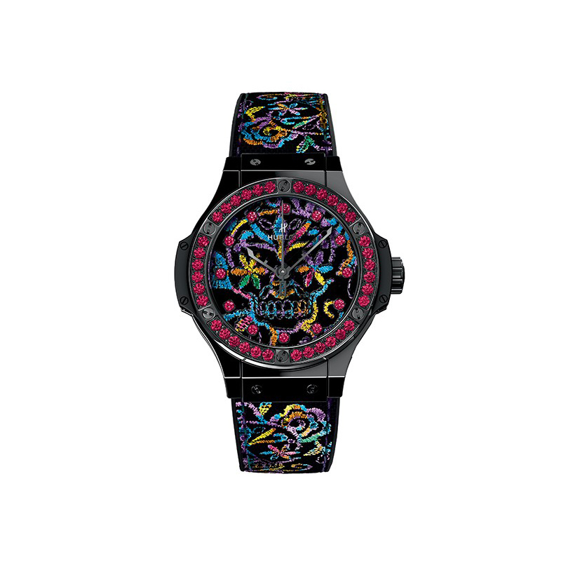 Hublot Big bang Broderie Sugar Skull Ceramic