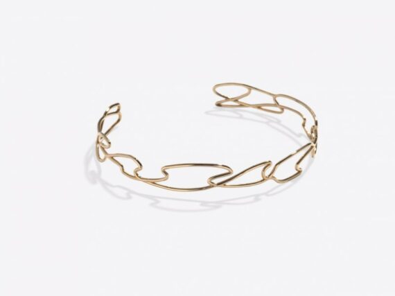 Repossi White noise choker mounted on rose gold