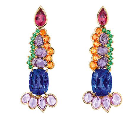 Dior Grand Ville Tanzanite Earrings