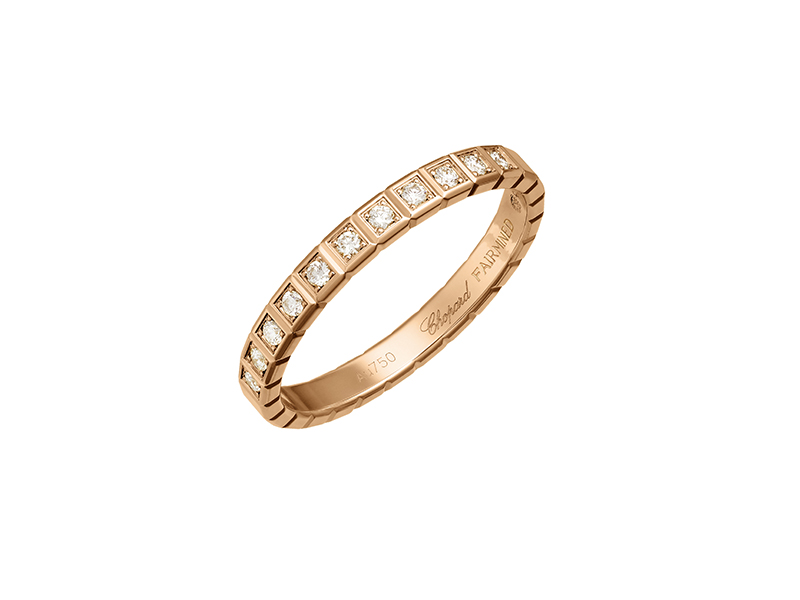 Chopard Ice Cube Pure rose gold ring 