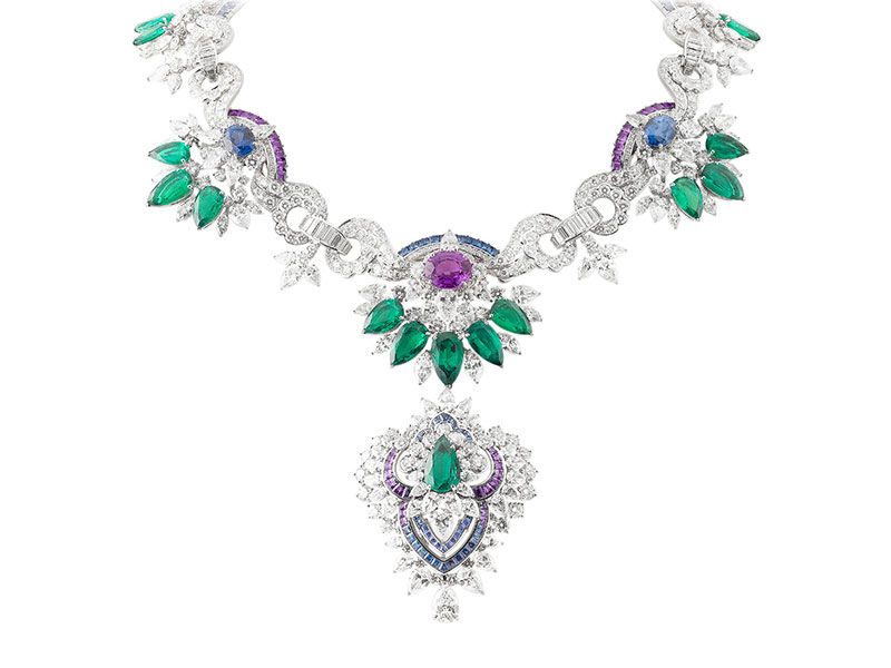 Van Cleef and Arpels (f) Acapulco necklace with detachable clip, Pierres de Caractère – High Jewelry Collection, 2014