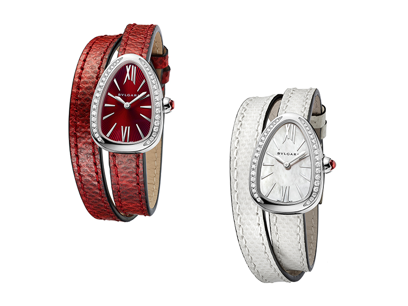 Bulgari New Serpenti with double strap watch