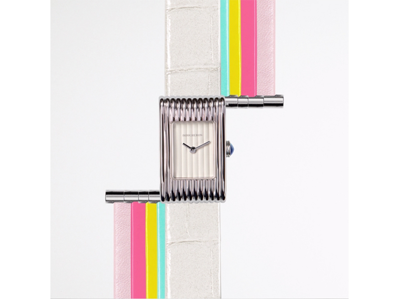 Boucheron Reflet watch with interchangeables straps