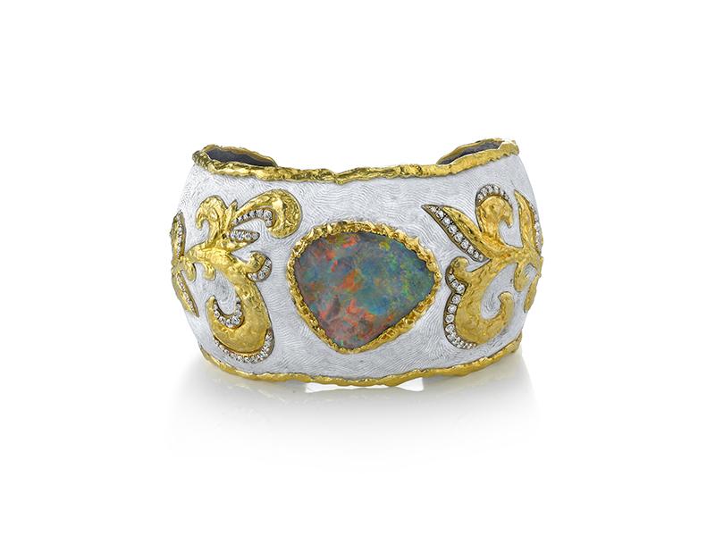 Victor Veylan Opal Cuff Bracelet