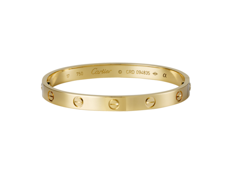 Cartier Love bracelet mounted on yellow gold