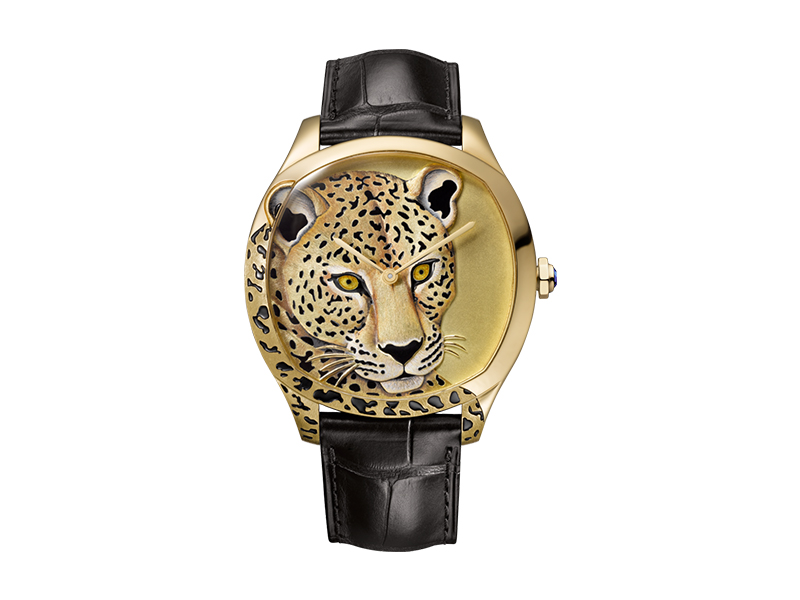 Cartier - Montre Drive Déco Panthère 