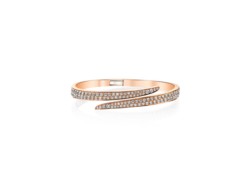 Anita Ko Coil bracelet mounted on rose gold with diamonds - 24150$