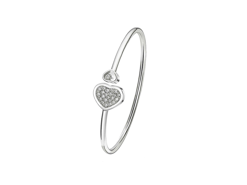 Chopard Happy hearts collection white gold diamonds - 4400€