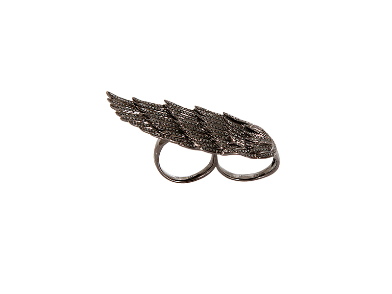AS29 Two Fingers Long Wing Ring 7880 €