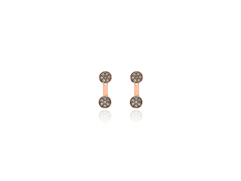 Didier Guerrin Ear jacket mounted on rose gold with diamonds - 690 €