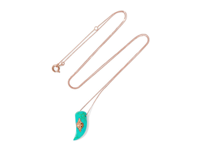 Pascale Monvoisin Belleville mounte don rose gold with turquoise 508 €