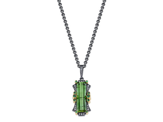 Arman Sarkisyan - Green tourmaline pendant 