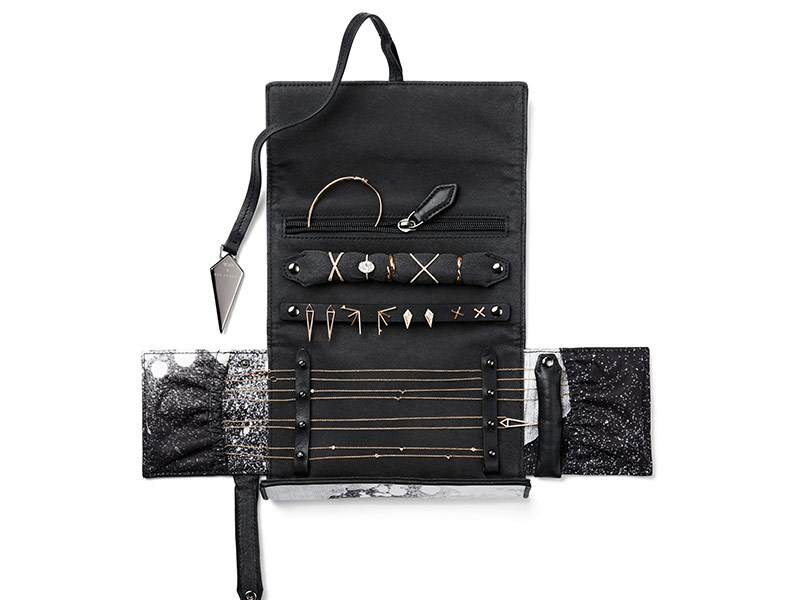 TUMI x Eva Fehren Collaboration Open Jewelry Roll (150$) 