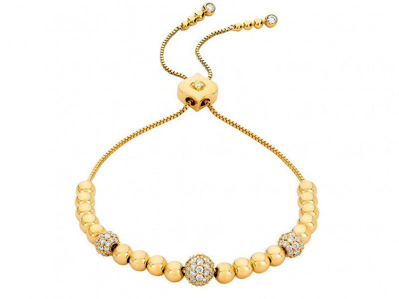 Sara Weinstock Isadora Cali Bolo bracelet yellow gold diamonds