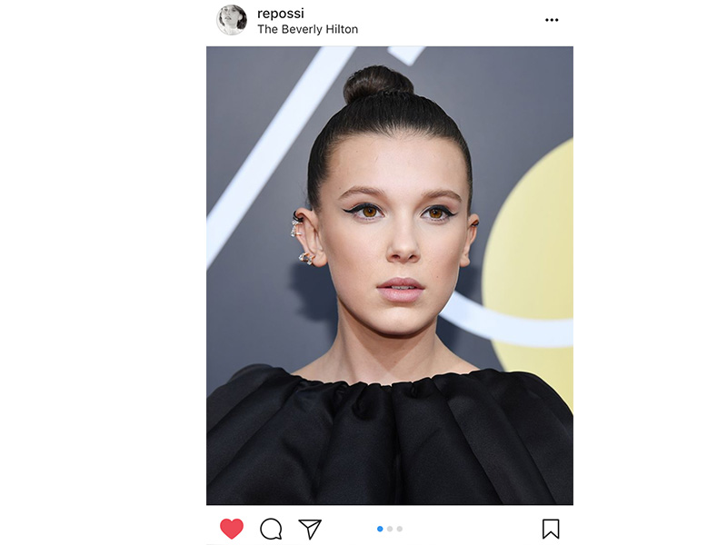 Repossi Millie Bobby Brown wore Repossi at the Golden Globes