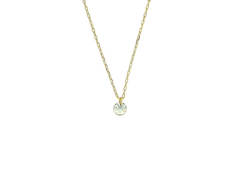 persé necklace diamond yellow gold