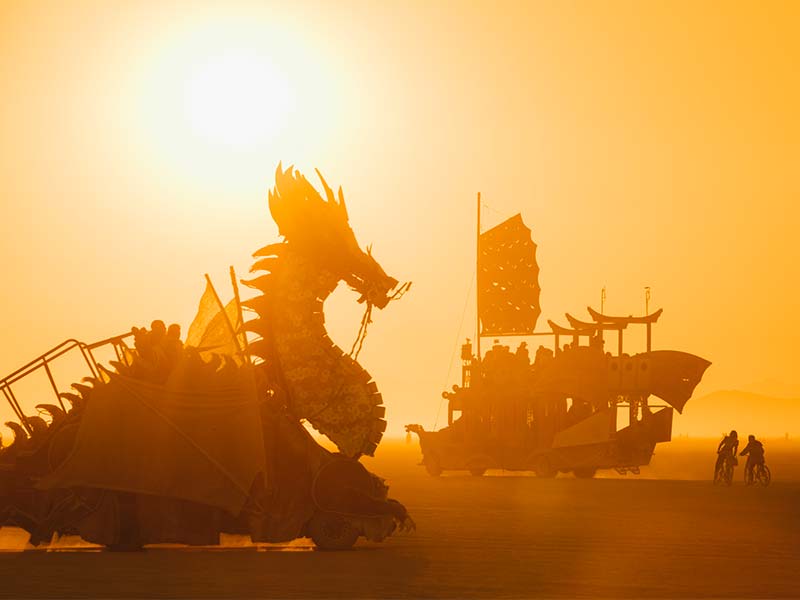 Burning man picture Jules langeard