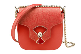 Bvlgari Bag Divas' dream flap cover in vulcano opal smooth and shiny grain calf leather