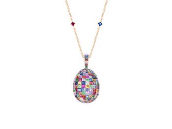 Mosaic Multi-coloured Pendant