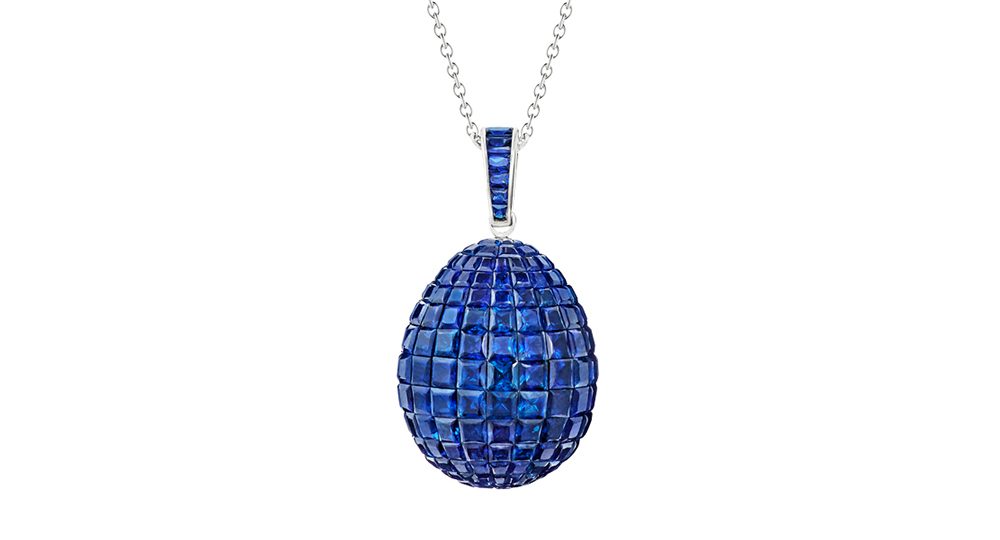 Mosaic Sapphire Pendant