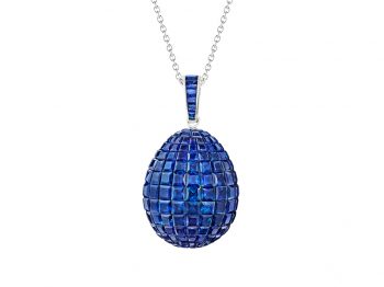 Mosaic Sapphire Pendant